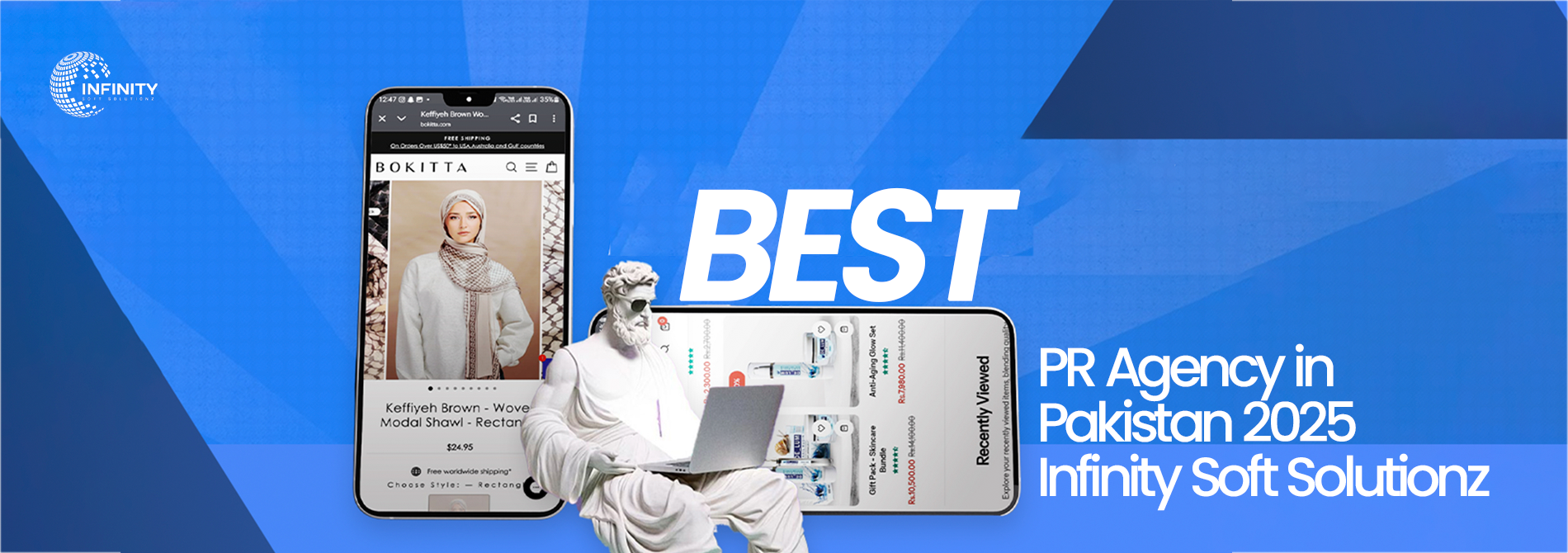 Best PR Agency in Pakistan 2025 | Infinity Soft Solutionz